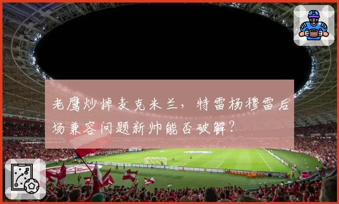 老鹰炒掉麦克米兰，特雷杨穆雷后场兼容问题新帅能否破解？