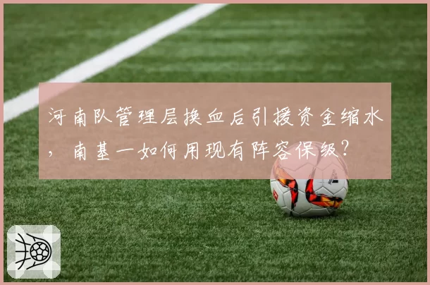 河南队管理层换血后引援资金缩水，南基一如何用现有阵容保级？